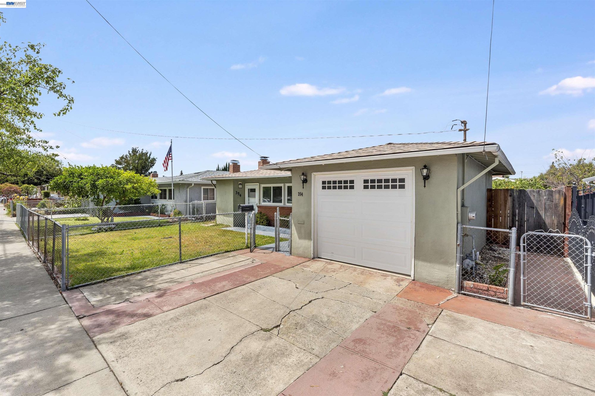 Street view of the ranch-style home on Berry Avenue